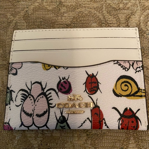 Coach Insert/Creature Theme Card Wallet NEW - Picture 1 of 7